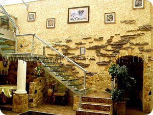 камень в интерьере